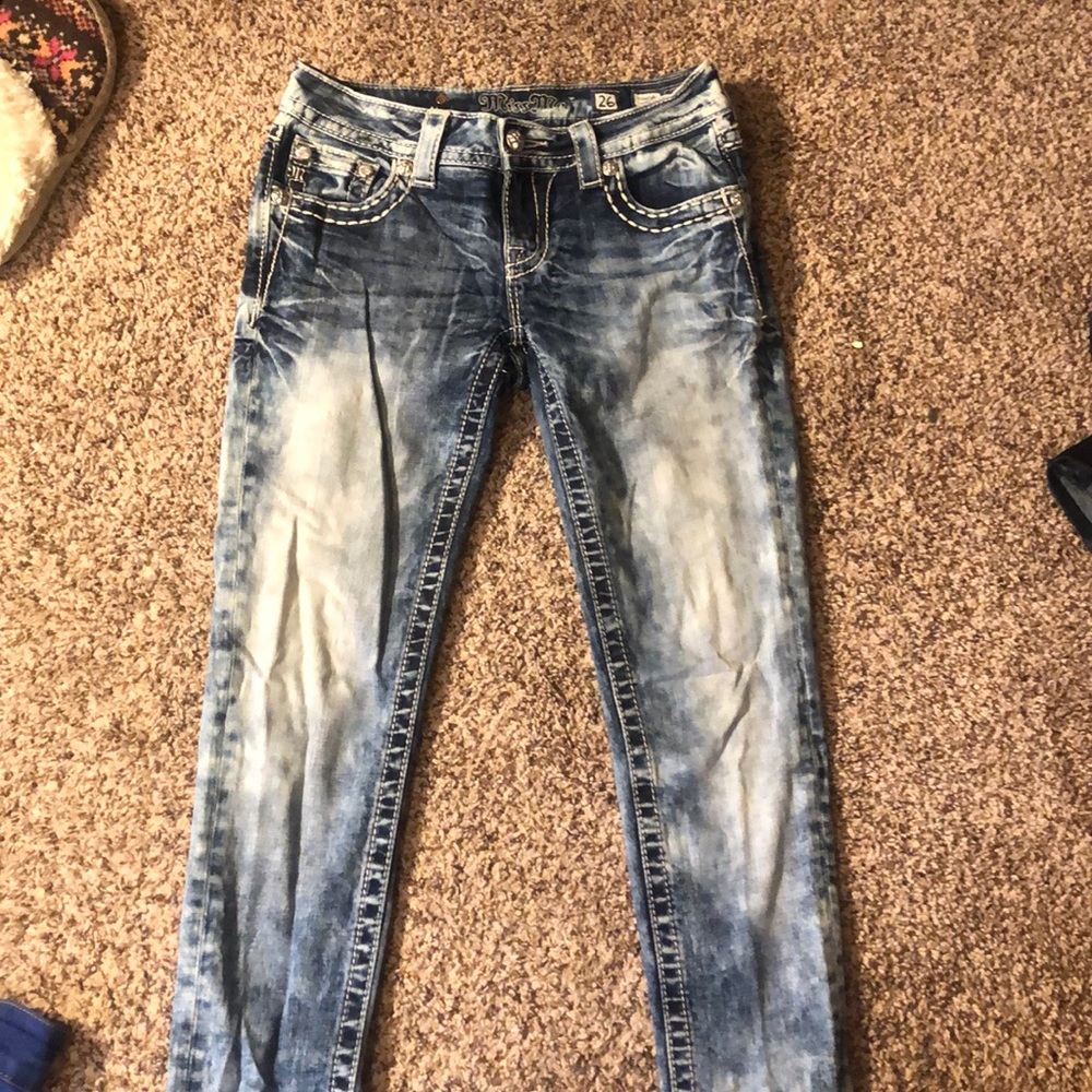 Miss me acid wash jeans